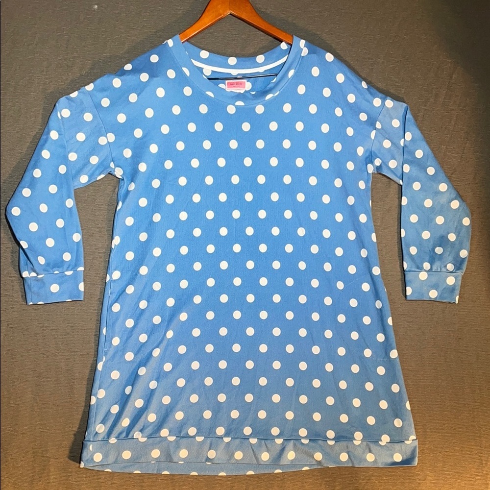 Kate Spade Blue Long Sleeve Sweater Dress